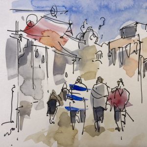 Sketching in the Algarve with Julie Sajous Art Retreats