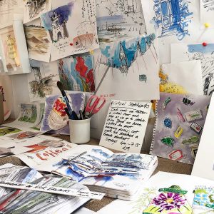 Virtual Sketch Walks with Julie Sajous